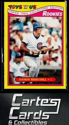 Damon Berryhill 1989 Topps Toys "R" Us Rookies #4 Chicago Cubs - Image 1 of 2