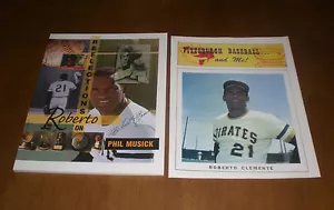 1973 PITTSBURGH BASEBALL & ME & 1994 REFLECTIONS ON ROBERTO BOOK - CLEMENTE - Picture 1 of 7