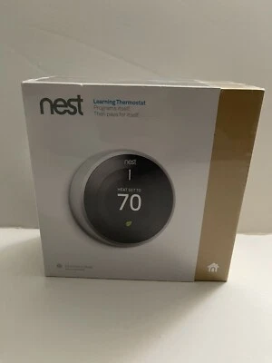 New Google - Nest Learning Smart Wifi Thermostat - T3007ES - Image 1 of 4