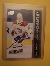 2021-22 COLE CAUFIELD UPPER DECK  YOUNG GUNS ROOKIE CARD  # 201