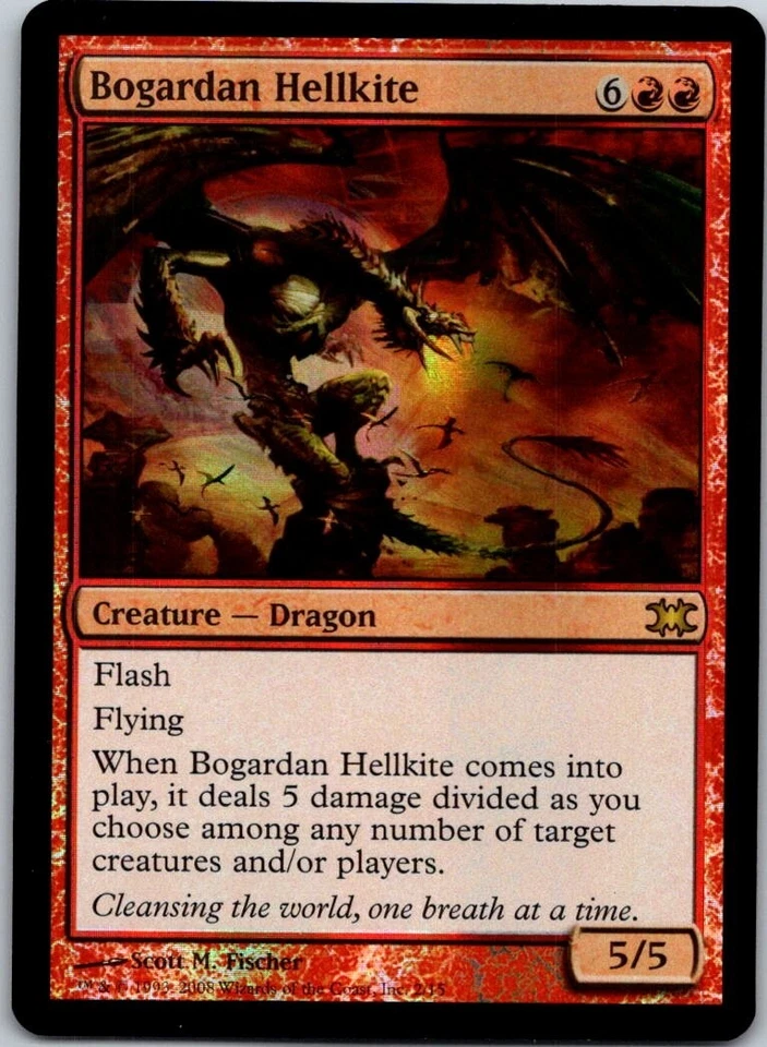 Magic the Gathering Bogardan Hellkite From The Vault: Dragons MTG Free Shipping! - Image 1 of 1