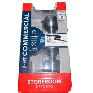 Schlage F80 CSV ORB 626 Orbit Knob Contractor Series Storeroom Lockset - Picture 1 of 6