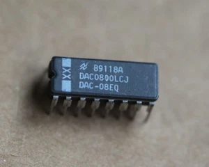 DAC0800LCJ 8Bit Current Steering Digital-to-Analog Converter DAC0800 DAC08EQ DIP - Imagen 1 de 2