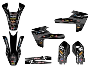 2018-2023 TC 85 MAYHEM Black Senge Graphics Kit Compatible with Husqvarna - Picture 1 of 10