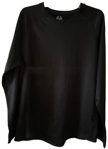 RealTree Outdoor Winter Black Long Sleeve Pullover Shirt Size Lg 42/44 - Picture 1 of 11