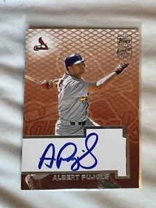 2003 Topps Certified Albert Pujols Autograph SP Cardinals Auto Rare - Picture 1 of 2