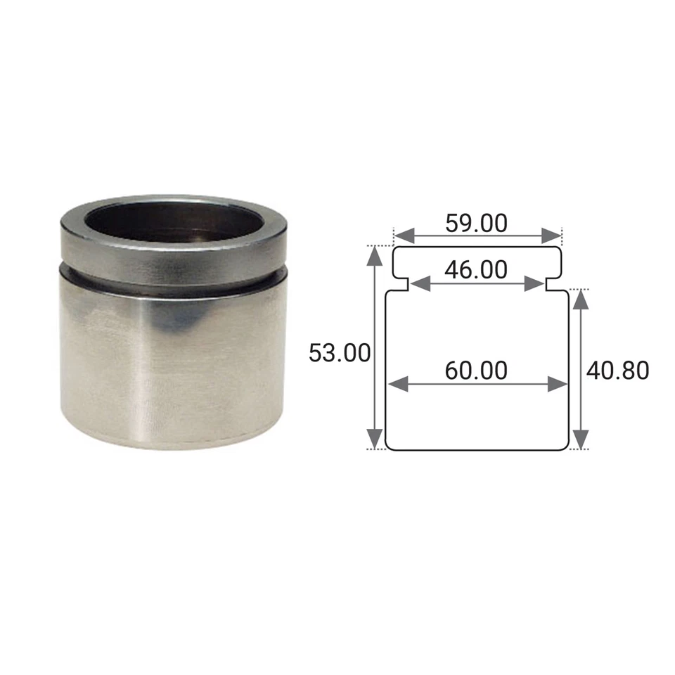 PINZA DE FRENO DELANTERA DE 60 MM AJUSTE DEL PISTÓN: BMW SERIE 3 M3 E36 E46 BCP6019A Foto 1 de 1