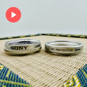 SONY MC CIRCULAR PL 30mm & MC PROTECTOR 30mm Polarized Light Filter from Japan - Picture 1 of 12