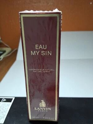 Eau My Sin Lanvin Paris 30 ml 1 oz spray natural eau de toilette com caixa novo - Imagem 1 de 4