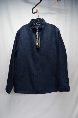 Nuevo con etiquetas Abrigo Gweedore Tejido Isla Esmeralda - Azul Marino Talla 3XL / 48 Foto 1 de 4