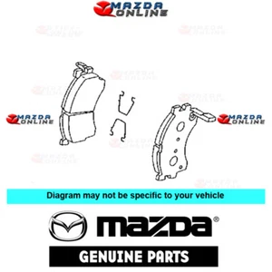 Mazda Genuine Front Brake Pad Set GHYD-33-28ZA fits 01-04 MAZDA5 Protégé [CP] - Picture 1 of 2