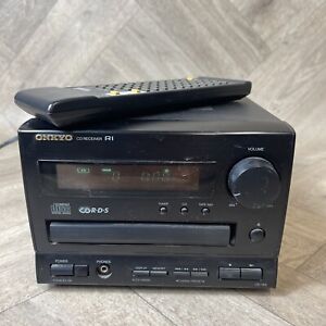 Onkyo CD Player CR-185 With Remote Control Powers Up As Shown  - UNTESTED