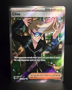 Pokémon TCG - CLIVE - 227/091 - FULL ART - ULTRA RARE - PALDEAN FATES 2024 - NM - Picture 1 of 2