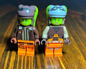 LEGO Star Wars Hera Syndulla Minifigures BUNDLE BOTH Variants sw1311 & sw0576 