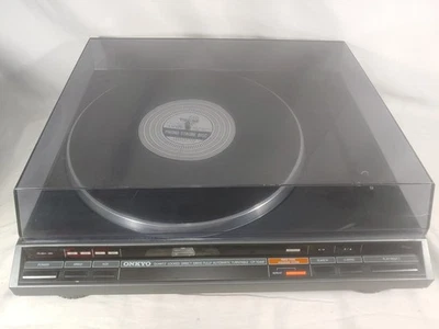 Tocadiscos ONKYO *LEER*MODELO CP 1046F Raro Vintage Hi Fi Record Drive por correa Foto 1 de 4
