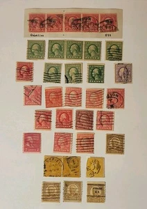Lot of US Antique Stamps Late 1800s to Early 1900s, Used and On Cover 95 Stamps  - Picture 1 of 6
