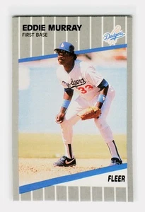 Eddie Murray 1989 Fleer Update #U-92 Los Angeles Dodgers - Picture 1 of 2