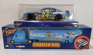NASCAR Diecast Jeff Gordon #24 Looney Tunes Bugs 1:64 Trailer Rig & 1:24 Car NEW - Picture 1 of 5