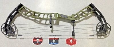 ELITE HNTR 33...DERECHA...VERDE/NEGRO Foto 1 de 4