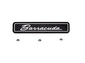 Dash Pad Emblem "Barracuda" Script AMD Fits Plymouth Barracuda K-3590126 - Picture 1 of 2