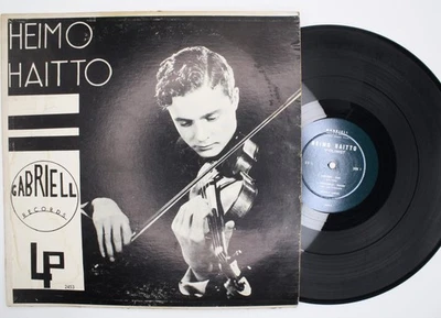 1958 Heimo Haitto Signed LP Gabriell 2453 Bach Haendel Spirituals Finnish Violin - Image 1 of 4