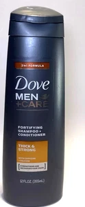 Dove Men Care stärkendes 2 in 1 Shampoo + Conditioner 12 fl. Oz. dick und stark - Bild 1 von 2