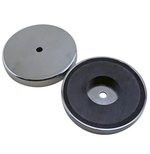 Ceramic Round Base Magnet Fastener Pack - Heavy-Duty Strong Magnets - 95 lb P... - Picture 1 of 8