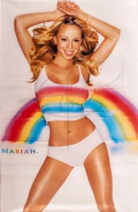 Mariah Carey Regenbogen Werbeposter doppelseitig  - Bild 1 von 5