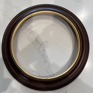 "Marco de placa Van Hygan and Smythe marrón con borde dorado para placa de 8,75""" - Imagen 1 de 11