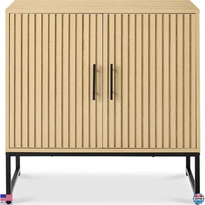 Aparador de listones armario buffet, mesa de entrada, consola de almacenamiento de acentos - Foto 1 de 4