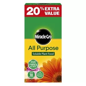 Miracle-Gro All Purpose Soluble Plant Food 1.2kg Grow Plants Twice As Big!* Feed - Picture 1 of 4