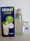 ( 1 Liter = 280 € ) ABSOLUT Lemon MINI Vodka + Schweppes Bitter Lemon  -SET-