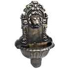 Wall Fountain Lion Head Design Bronze Indoor Decorative Water Fountain Vidaxl