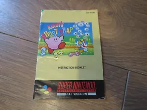 kirbys ghost trap manual, snes - Picture 1 of 2