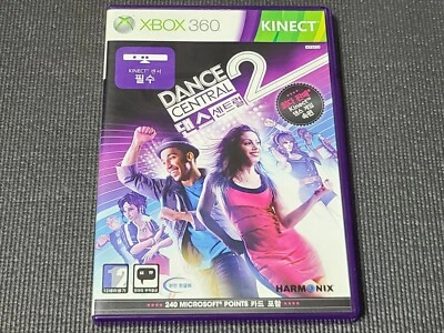 Microsoft XBOX360 Dance Central 2 Kinect Retro Game Korean Version MS Console - Image 1 of 4