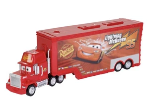 DISNEY PIXAR CARS MACK HAULER LIGHTNING MCQUEEN TRANSFORMING PLAYSET SEALED - Picture 1 of 10
