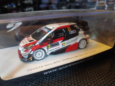 1x Spark S6552 TOYOTA YARIS Wrc Plus E. Evans Rally MONTECARLO 2020 -1:43 - Immagine 1 di 4