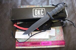 Ontario USA Spec Plus SP6 FIGHTING Tactical Fixed Blade Bowie Sheath Knife NIB
