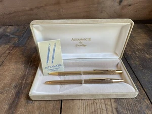BRADLEY Gold Tone Mark II Pen & Pencil Set im Original Etui - Bild 1 von 3