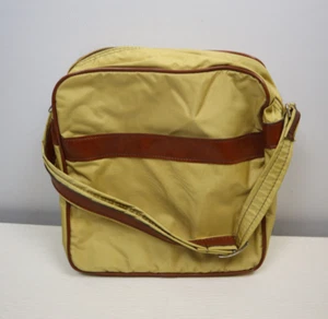 VINTAGE TAN BEIGE CARRY-ON SHOULDER BAG TOTE - AIRWAYS - Picture 1 of 13