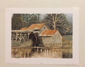 ‘Mill Pond’ Art Print by Mel Steele w/ Certificate of Authenticity - Picture 1 of 10