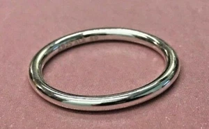 PANDORA | STERLING SILVER QUIETLY SPOKEN RING ✪NEW✪ 190616 50 56 RETIRED SMOOTH - Picture 1 of 8