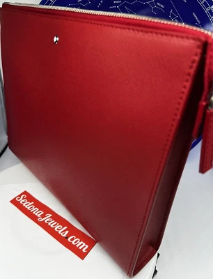 Precio de venta sugerido por el fabricante $725 - Bolso sin asas Montblanc Sartorial rojo 126057 MB126057 Foto 1 de 3