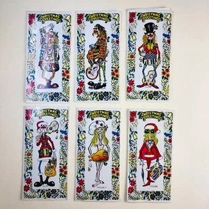 COLLECTION OF 6 Swinging Sixties (1960s) Postcards. Christmas Greetings - Picture 1 of 1