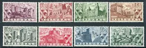 Portugal Serie 1946 - 8 sellos / Castillos **/MNH 675/82 - Picture 1 of 2