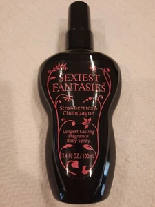 SEXIEST FANTASIES ERDBEEREN & CHAMPAGNER 3,4 Oz. Duft Körperspray Disco selten - Bild 1 von 4