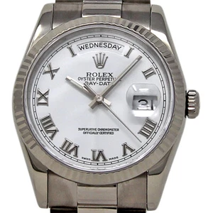 Rolex Day-Date 36mm White Gold President 118239 Roman Dial 2YEARWARANTY #1148-12 - Picture 1 of 5