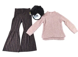 Girls Art Class/Cat & Jack Lot Pants Sweater and earmuffs Size 4/5 - Picture 1 of 8