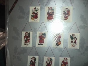 Christmas Counted Cross Stitch Kit Something Special  Santas Ornaments NIP - Picture 1 of 7