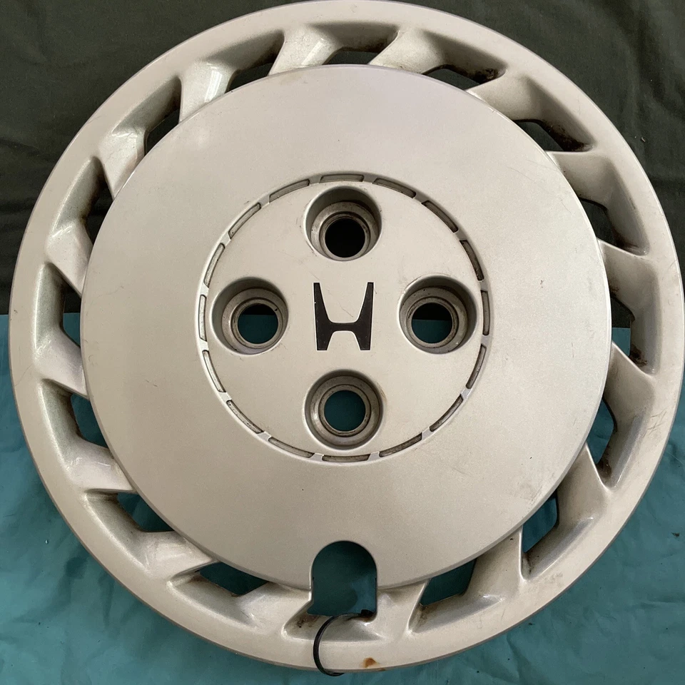 Tapacubos Honda Prelude 1988 1989 llanta cubierta de rueda tapacubos 13" OEM IZQUIERDA vintage usado Foto 1 de 4